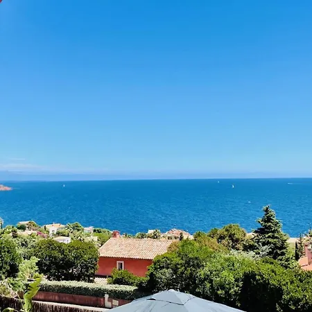 Superbe Vue Et Esterel, Neuve Pour 8-10 Personnes, Clim, Piscine Villa *